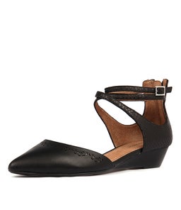 PILENI BLACK SNAKE LEATHER