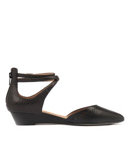 PILENI BLACK SNAKE LEATHER