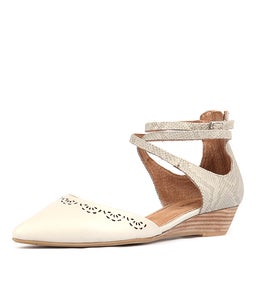 PILENI STONE EMBOSSED LEATHER