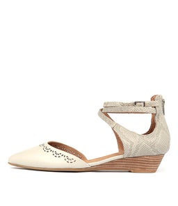 PILENI STONE EMBOSSED LEATHER