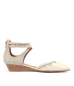 PILENI STONE EMBOSSED LEATHER