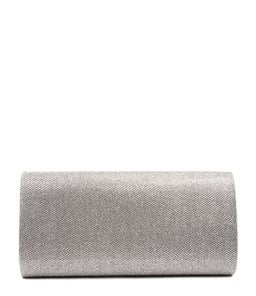 GISELLE CLUTCH SILVER SHIMMER SMOOTH