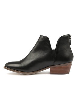 GEMMAH BLACK LEATHER