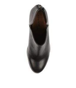 GEMMAH BLACK LEATHER
