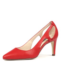 TAFFETA RED LEATHER