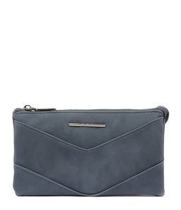 MALENA WALLET BLUE SMOOTH