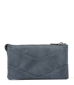 MALENA WALLET BLUE SMOOTH