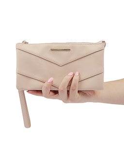 MALENA WALLET NUDE PU