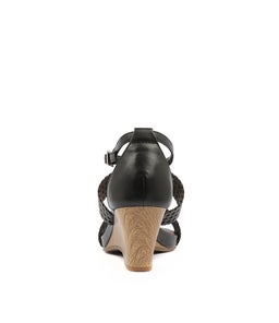 ZEVIDA BLACK LEATHER