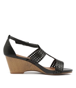 ZEVIDA BLACK LEATHER