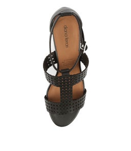 ZEVIDA BLACK LEATHER