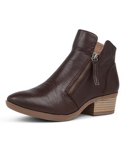 ZALEN DF CHOC LEATHER