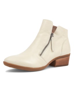 ZALEN DF WINTER WHITE LEATHER
