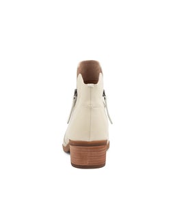 ZALEN DF WINTER WHITE LEATHER