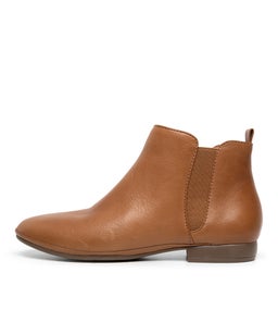 OBELIA DF DARK TAN E LEATHER