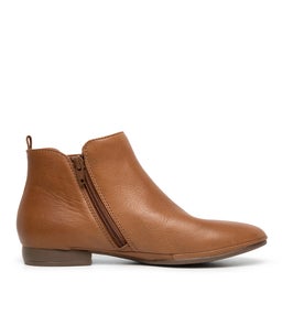 OBELIA DF DARK TAN E LEATHER