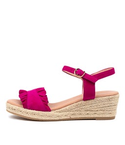 RIDA DF MAGENTA SUEDE