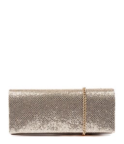 LAVISH CLUTCH SOFT GOLD GLITTER