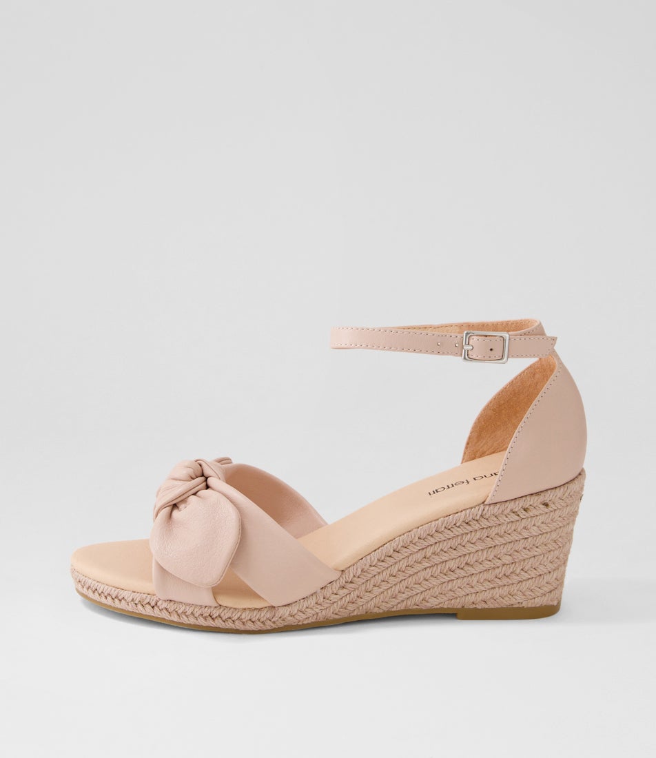 Jennalea Rose Leather Rope Sandals Jennalea Rose Leather Rope Sandals