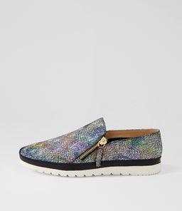 ASHLI DF PASTEL SCRIBBLE LEATHER