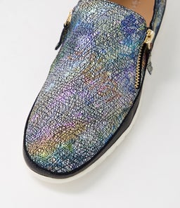 ASHLI DF PASTEL SCRIBBLE LEATHER