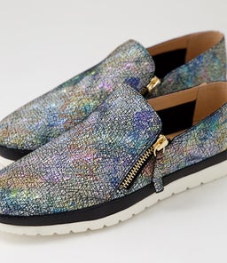 ASHLI DF PASTEL SCRIBBLE LEATHER