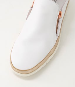 ASHLI DF WHITE ROSE GOLD LEATHER