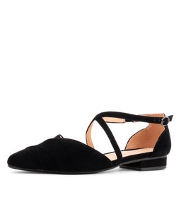 DALBA DF BLACK SUEDE