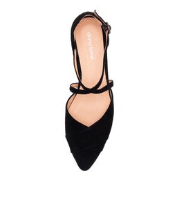 DALBA DF BLACK SUEDE