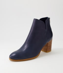 DEITHA DF DEEP BLUE NATURAL HEEL LEATHER