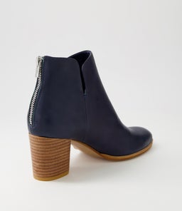 DEITHA DF DEEP BLUE NATURAL HEEL LEATHER
