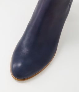 DEITHA DF DEEP BLUE NATURAL HEEL LEATHER