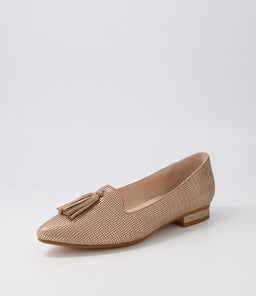 DUSTU DF ROSE GOLD CUT LEATHER