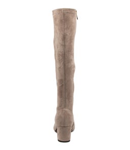IROSSI DF TAUPE STRETCH MICROSUEDE