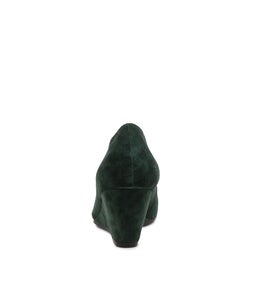 LESPIE DF DEEP GREEN SUEDE