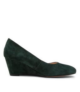 LESPIE DF DEEP GREEN SUEDE