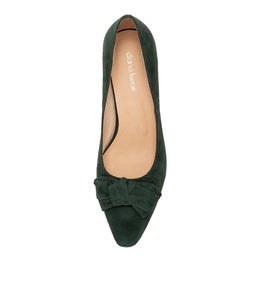 LOET DF DEEP GREEN SUEDE