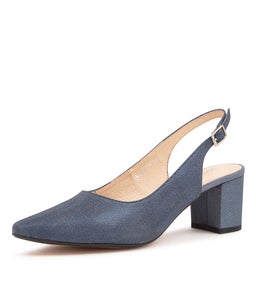 LUCINE DF BLUE METALLIC SUEDE