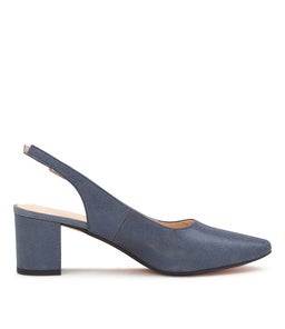 LUCINE DF BLUE METALLIC SUEDE