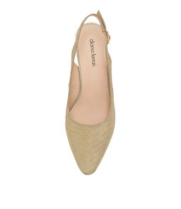 LUCINE DF GOLD METALLIC SUEDE