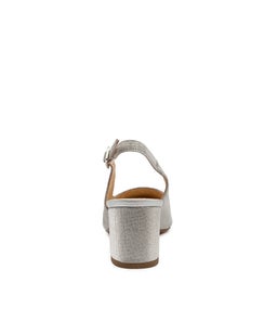 LUCINE DF SILVER METALLIC SUEDE