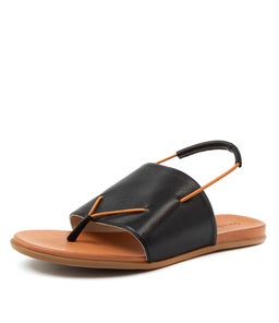 KYRA DF BLACK LEATHER