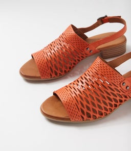 CAPRIS DF TANGERINE LEATHER