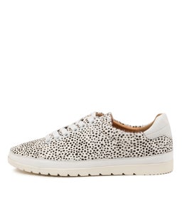 AQUINE DF WHITE SPECKLE WHITE PONY LEATHER