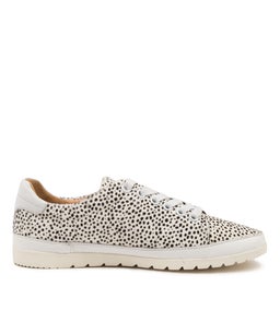 AQUINE DF WHITE SPECKLE WHITE PONY LEATHER