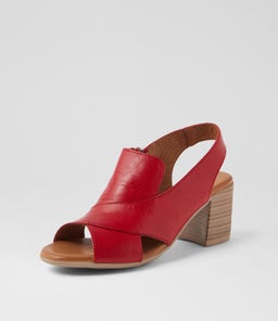 WONDIR DF DK RED LEATHER
