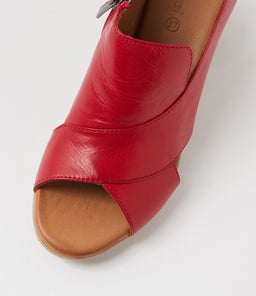 WONDIR DF DK RED LEATHER