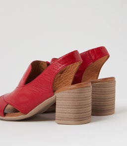 WONDIR DF DK RED LEATHER