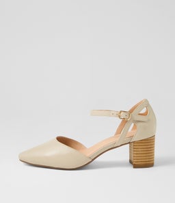 LOCTAVIA DF ALMOND NATURAL HEEL LEATHER