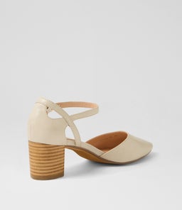 LOCTAVIA DF ALMOND NATURAL HEEL LEATHER